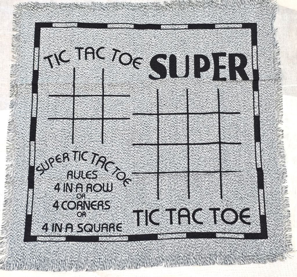 Giant Checkers and Tic Tac Toe (Open Box)
